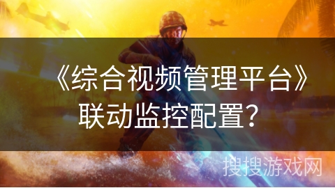 《综合视频管理平台》联动监控配置？