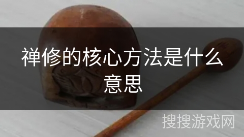 禅修的核心方法是什么意思 禅修的核心方法是什么意思