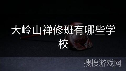大岭山禅修班有哪些学校