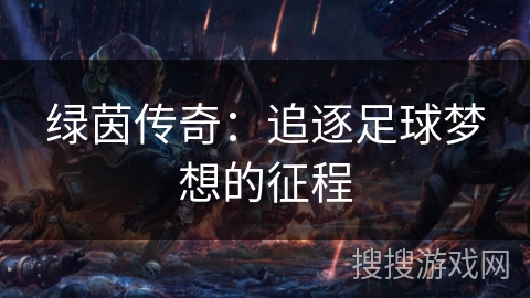 绿茵传奇：追逐足球梦想的征程