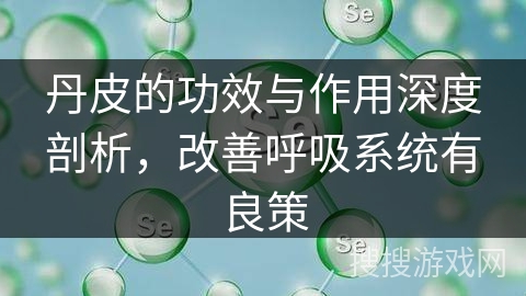 丹皮的功效与作用深度剖析，改善呼吸系统有良策