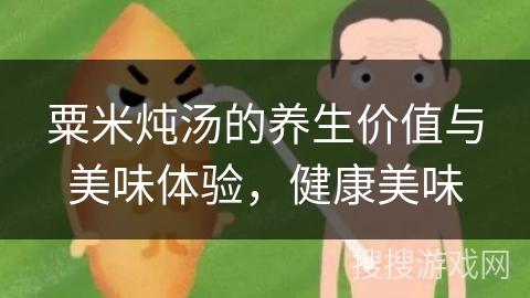 粟米炖汤的养生价值与美味体验，健康美味