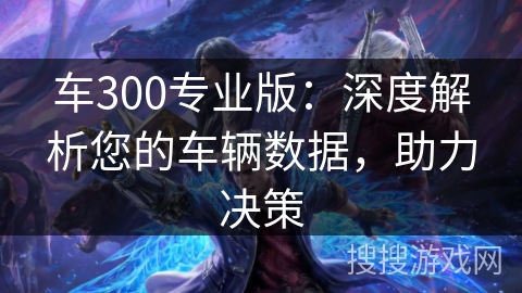 车300专业版:深度解析您的车辆数据,助力决策 车300专业版:深度解析您的车辆数据,助力决策