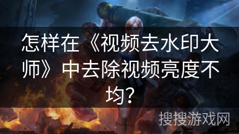 怎样在《视频去水印大师》中去除视频亮度不均? 怎样在《视频去水印大师》中去除视频亮度不均?