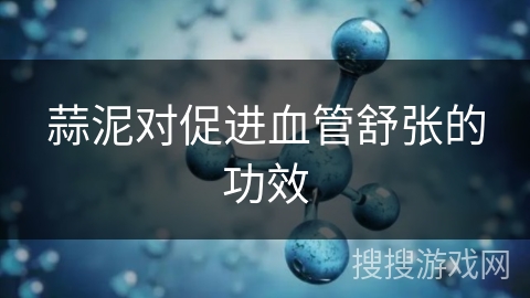 蒜泥对促进血管舒张的功效
