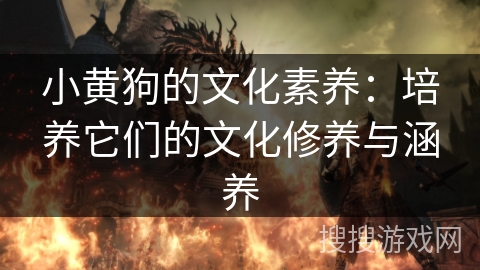 小黄狗的文化素养:培养它们的文化修养与涵养 小黄狗的文化素养:培养它们的文化修养与涵养