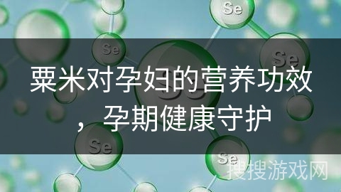 粟米对孕妇的营养功效,孕期健康守护