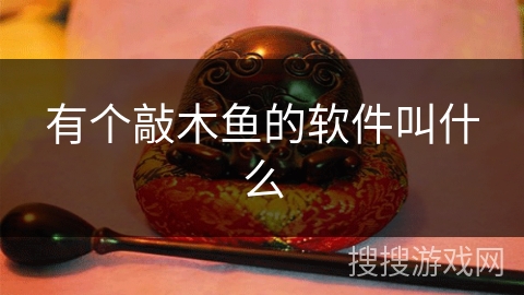 有个敲木鱼的软件叫什么
