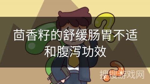 茴香籽的舒缓肠胃不适和腹泻功效