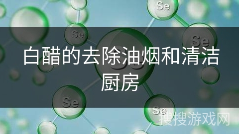 白醋的去除油烟和清洁厨房