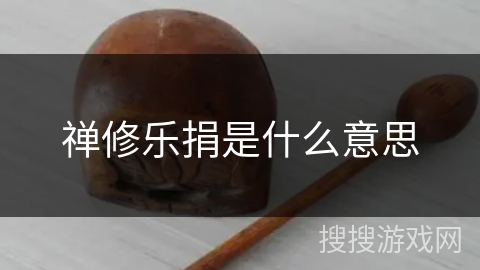 禅修乐捐是什么意思