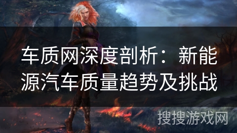 车质网深度剖析：新能源汽车质量趋势及挑战