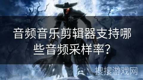 音频音乐剪辑器支持哪些音频采样率？