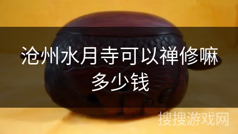 沧州水月寺可以禅修嘛多少钱 沧州水月寺可以禅修嘛多少钱