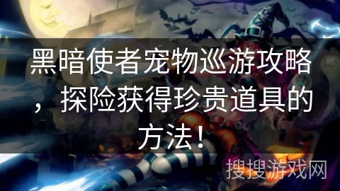 黑暗使者宠物巡游攻略,探险获得珍贵道具的方法! 黑暗使者宠物巡游攻略,探险获得珍贵道具的方法!
