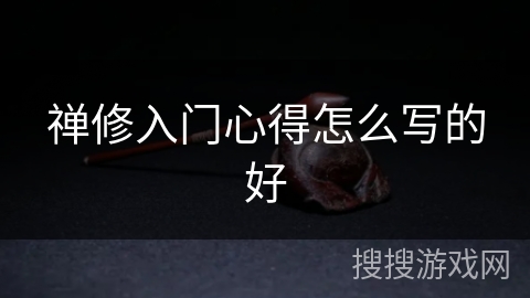 禅修入门心得怎么写的好 禅修入门心得怎么写的好