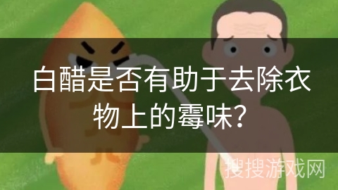 白醋是否有助于去除衣物上的霉味?