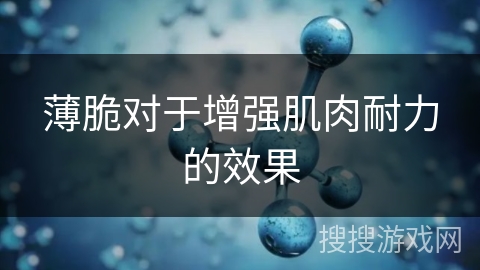 薄脆对于增强肌肉耐力的效果