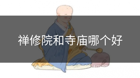 禅修院和寺庙哪个好 禅修院和寺庙哪个好