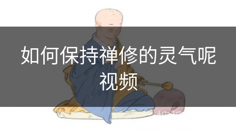 如何保持禅修的灵气呢视频