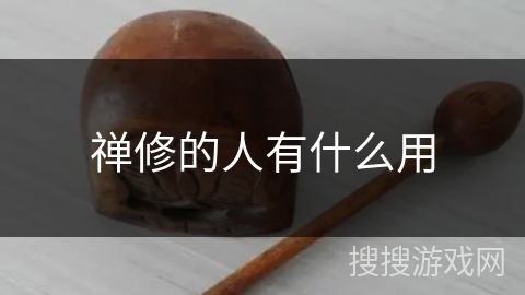 禅修的人有什么用
