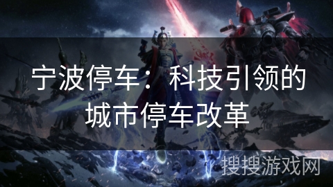 宁波停车：科技引领的城市停车改革