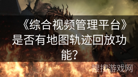 《综合视频管理平台》是否有地图轨迹回放功能？