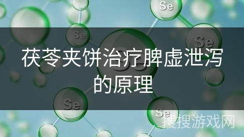 茯苓夹饼治疗脾虚泄泻的原理