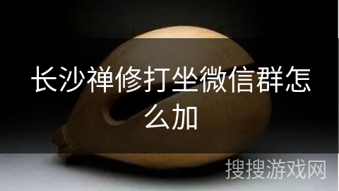 长沙禅修打坐微信群怎么加