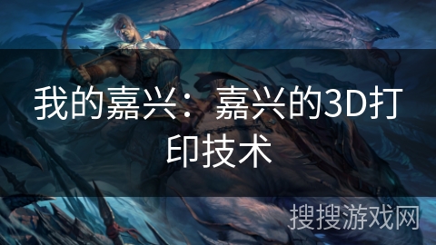 我的嘉兴：嘉兴的3D打印技术