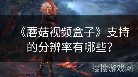 《蘑菇视频盒子》支持的分辨率有哪些？