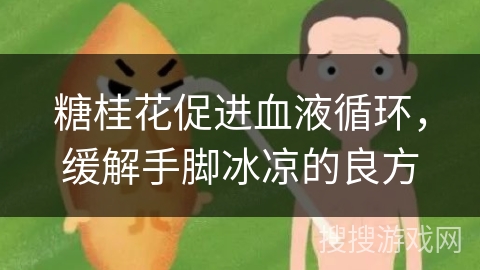 糖桂花促进血液循环,缓解手脚冰凉的良方 糖桂花促进血液循环,缓解手脚冰凉的良方