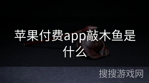 苹果付费app敲木鱼是什么