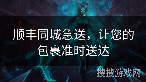 顺丰同城急送，让您的包裹准时送达