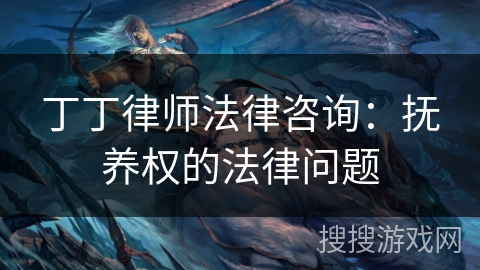丁丁律师法律咨询：抚养权的法律问题