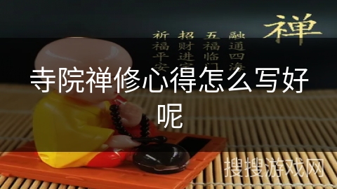 寺院禅修心得怎么写好呢