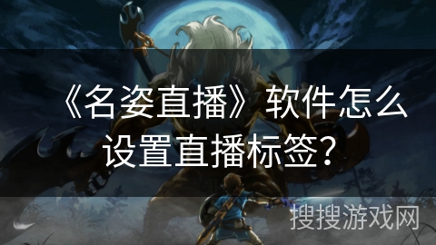 《名姿直播》软件怎么设置直播标签？