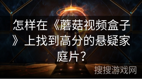 怎样在《蘑菇视频盒子》上找到高分的悬疑家庭片？