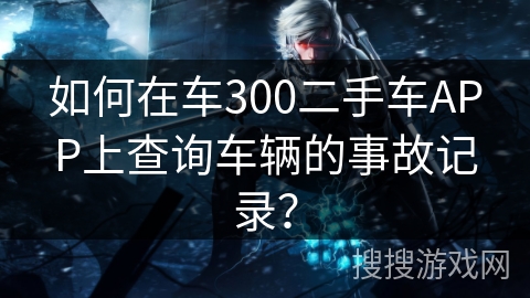 如何在车300二手车APP上查询车辆的事故记录？