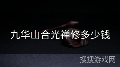 九华山合光禅修多少钱