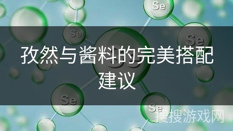 孜然与酱料的完美搭配建议
