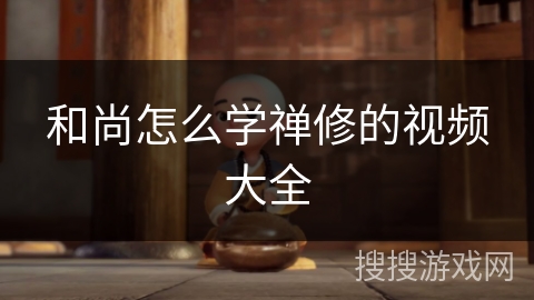 和尚怎么学禅修的视频大全