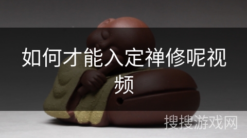 如何才能入定禅修呢视频