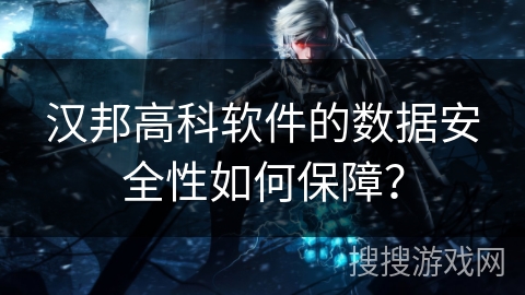 汉邦高科软件的数据安全性如何保障? 汉邦高科软件的数据安全性如何保障?