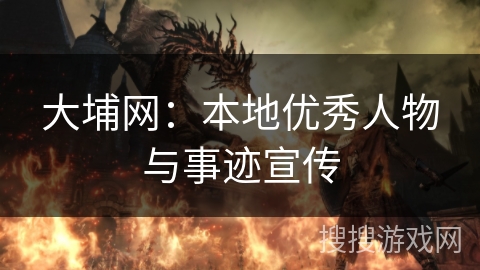 大埔网：本地优秀人物与事迹宣传