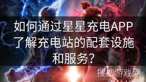 如何通过星星充电APP了解充电站的配套设施和服务？