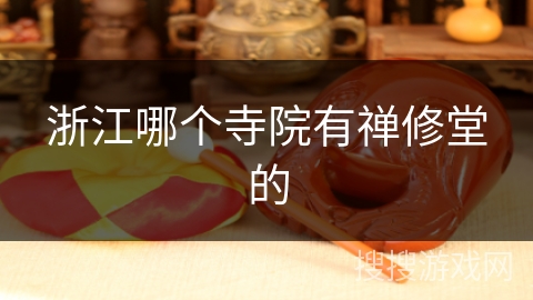 浙江哪个寺院有禅修堂的 浙江哪个寺院有禅修堂的