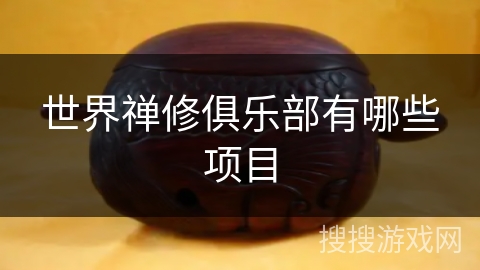 世界禅修俱乐部有哪些项目