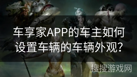 车享家APP的车主如何设置车辆的车辆外观？