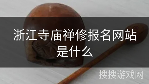 浙江寺庙禅修报名网站是什么